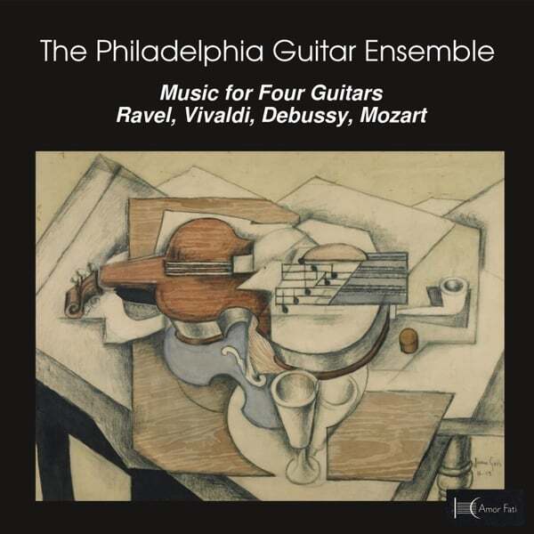 Cover art for Music for Four Guitars: Ravel, Vivaldi, Debussy, Mozart